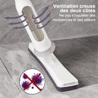 Balai à franges papillon à pression facile