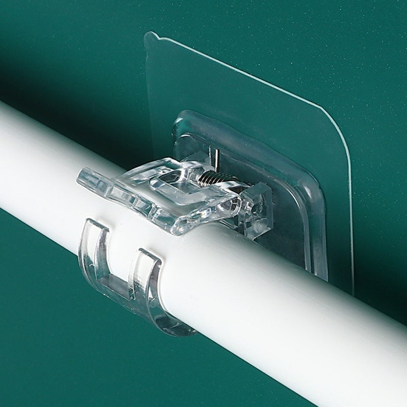 🍀Transparent Hanging Rod Clip