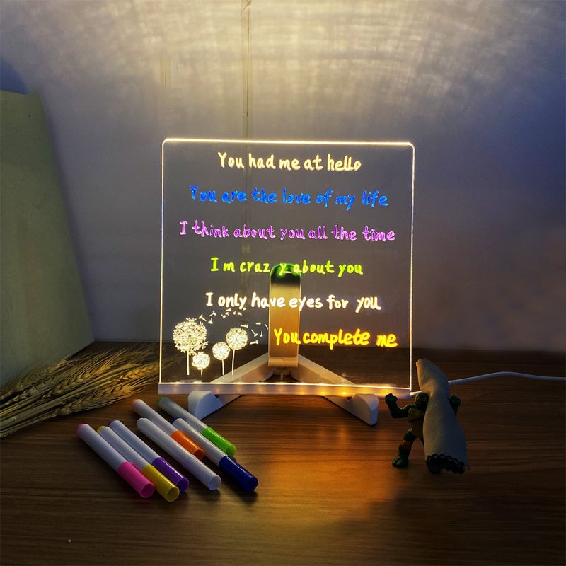 ✨LED Note Board with Colors✏️