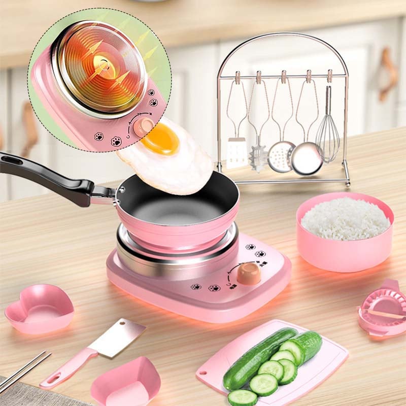 Echtes Kochen im Mini-Küchenspielzeug für Kinder – 22-teiliges Set