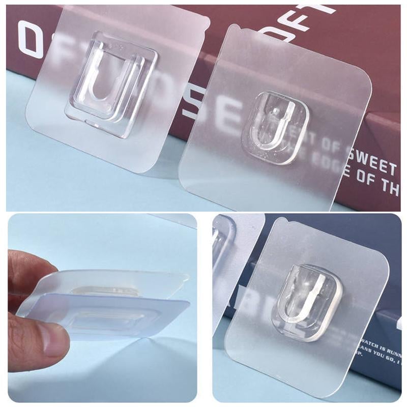 Ganci da parete biadesivi (set 5/10/20)