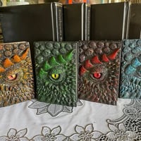 🐉Dragon Eye 3D Embossed Journal - Handmade Resin Engraved Notebook🐉