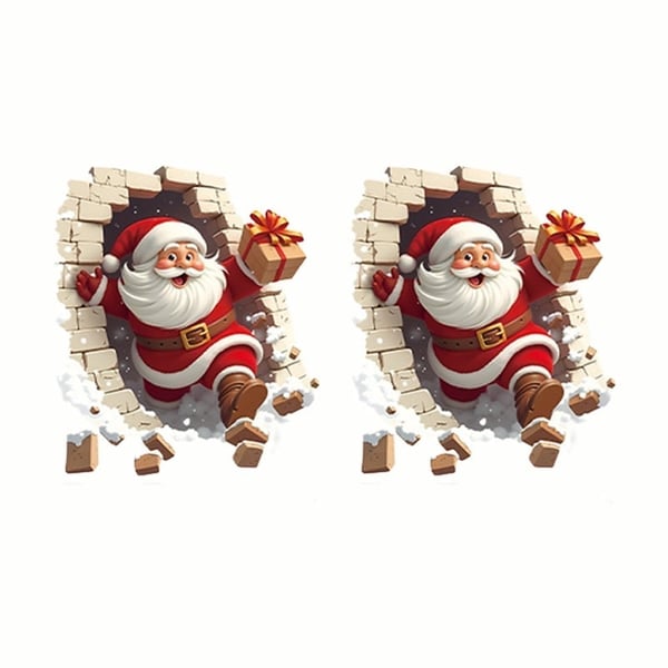 Santa Claus Wall Sticker Set