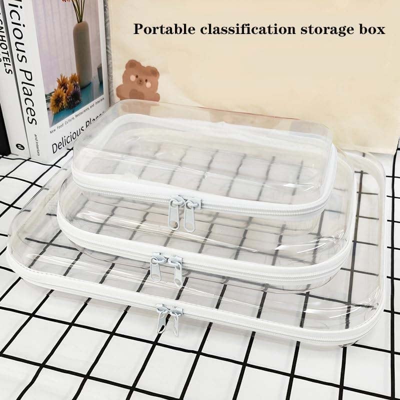 Large Capacity Zipper Storage Box Set