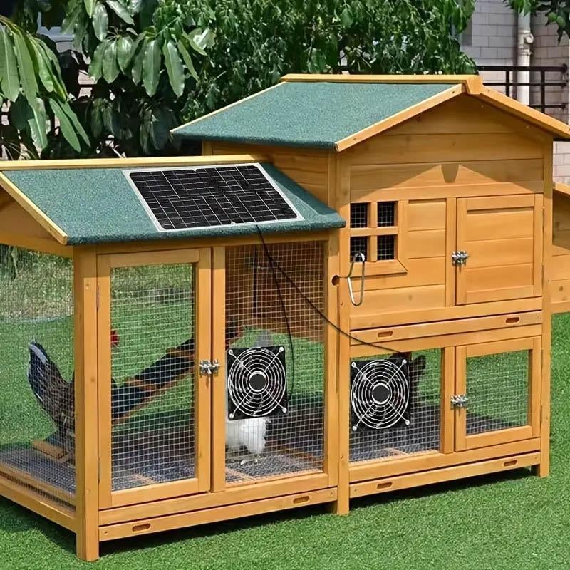 Saker Solar Powered Fan for Chicken Coop