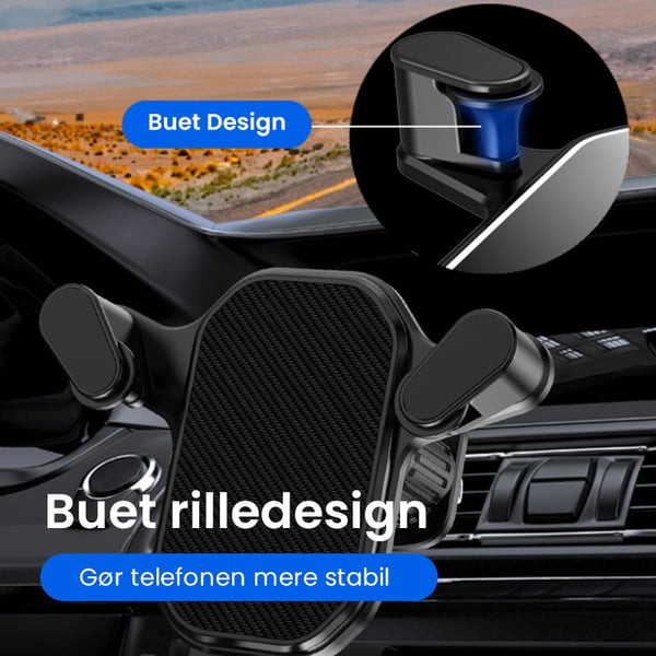 【Sale】Krogmonteret telefonbeslag til bilen