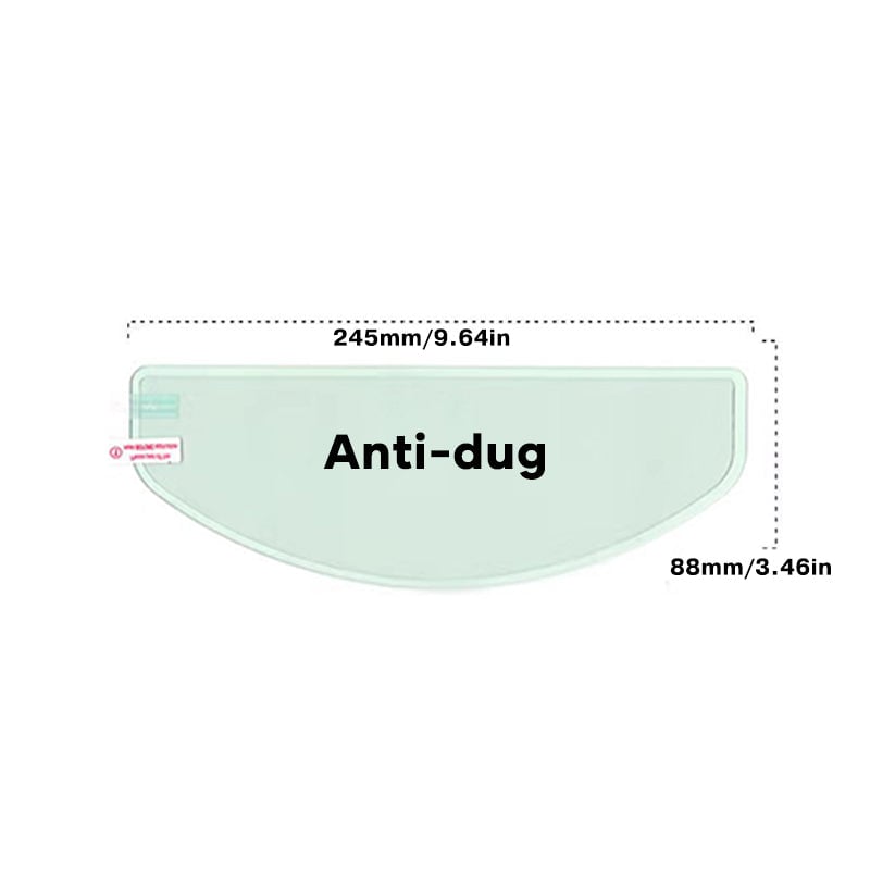 Anti-dug og regntæt visirbelægning