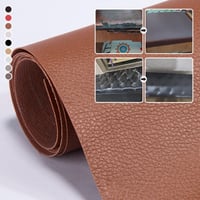 Self-adhesive leather refinisher