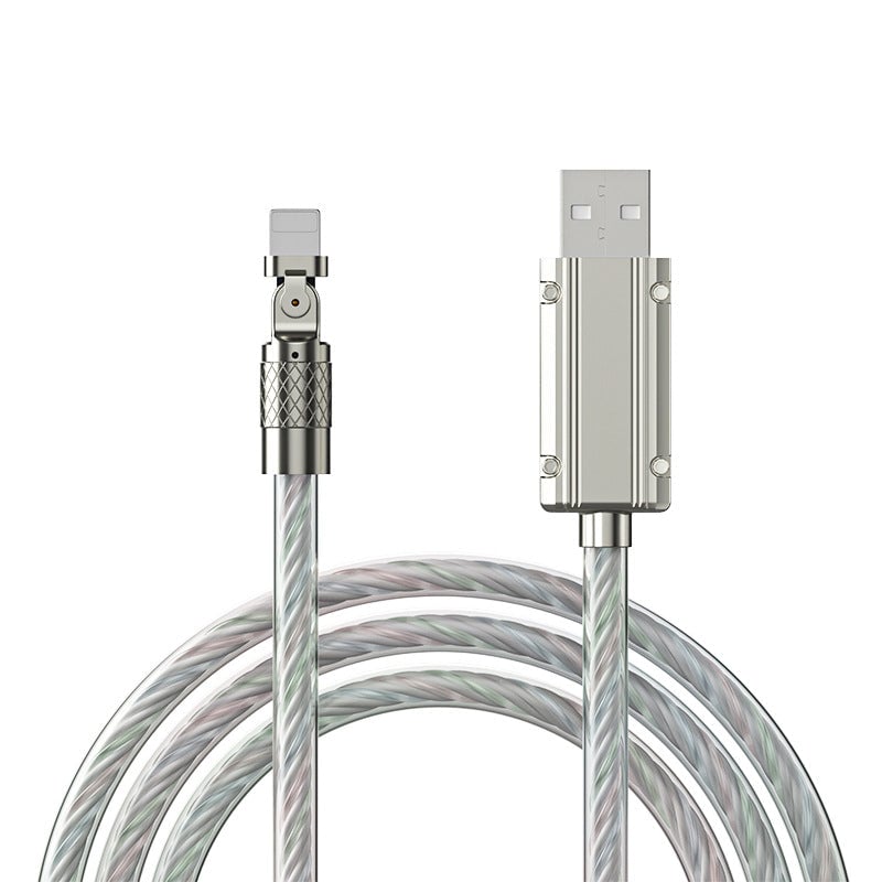 Rotating head streamer data cable
