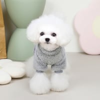 Elastischer Fleece-Overall für Haustiere mit Zugring