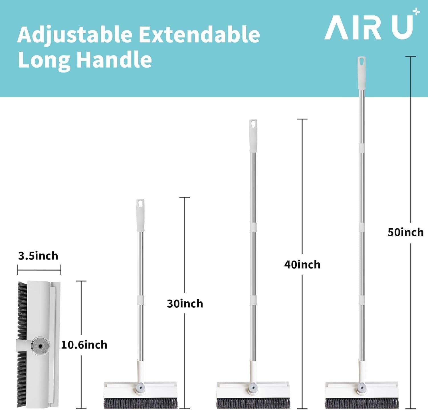 Sakerplus Heavy Duty 3 In 1 Floor Brush