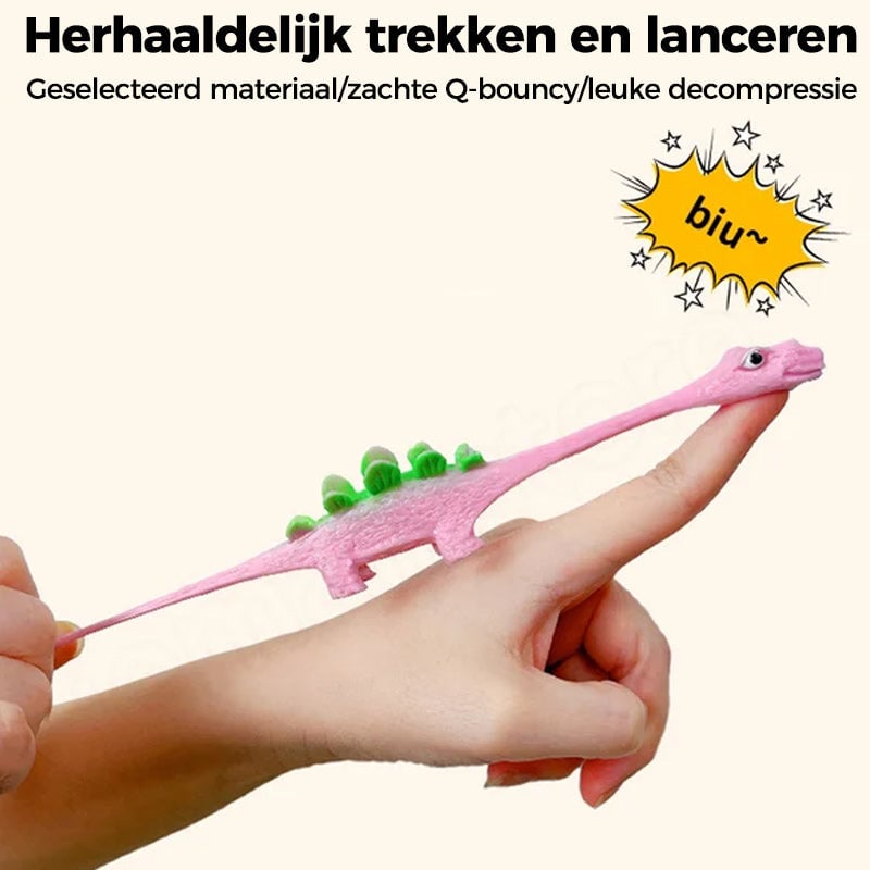 Katapult Dinosaurus Vingerspeelgoed (10st)
