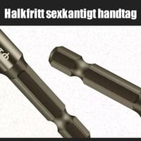Fyra blad serrerat excentriskt borr