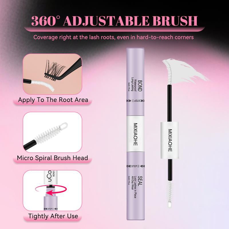 Dual-Ended Eyelash Glue – Waterproof & Clear