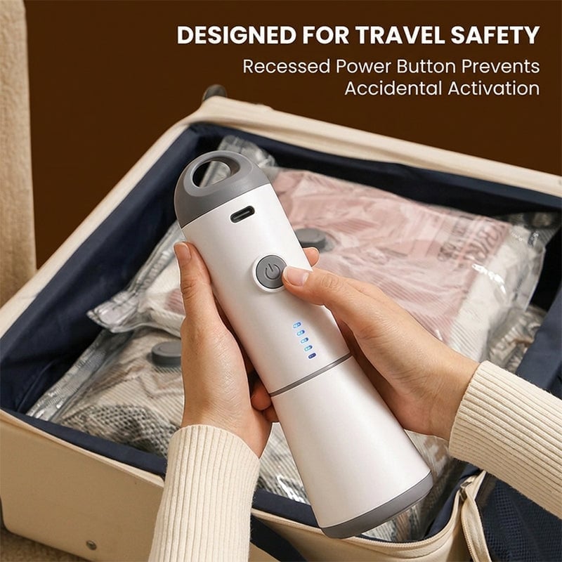Travel Vacuum Bags with Portable Electric Pump