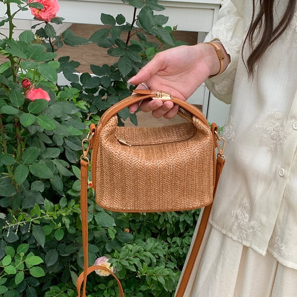 Casual Straw Woven Handbag for Women