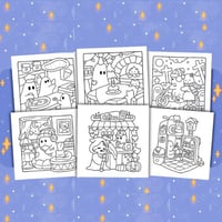 Spooky Cutie Coloring Book Paperback（🔥Christmas Sale 50% Off）
