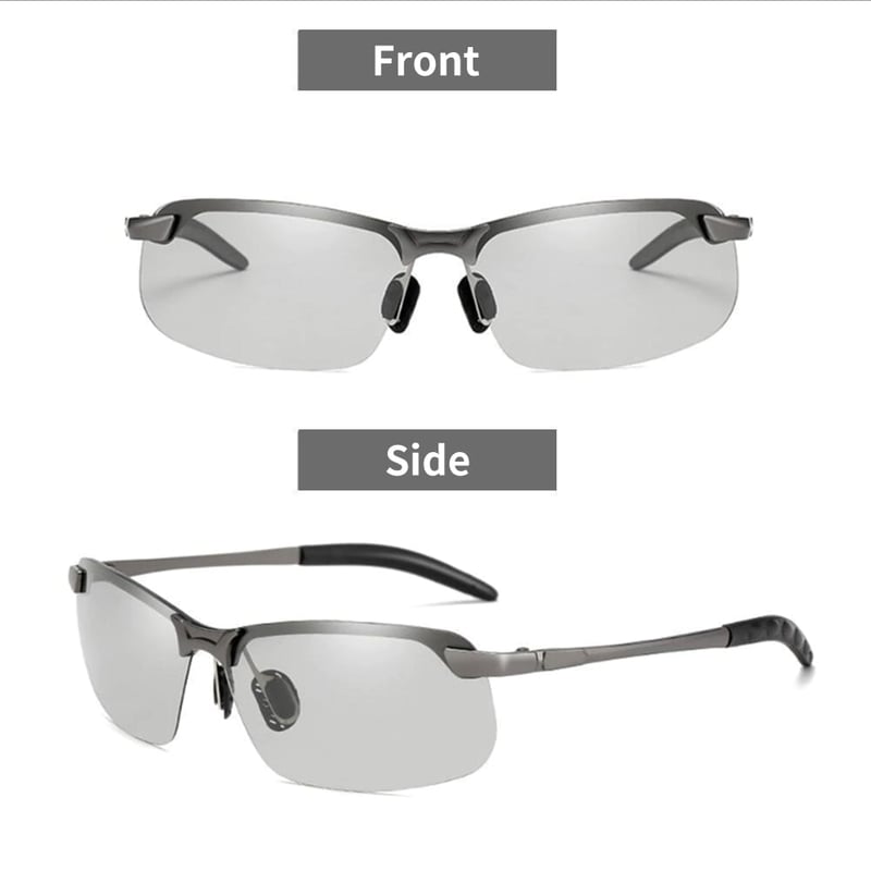 New-Photochromic Sunglasses with Anti-glare Polarized Lens