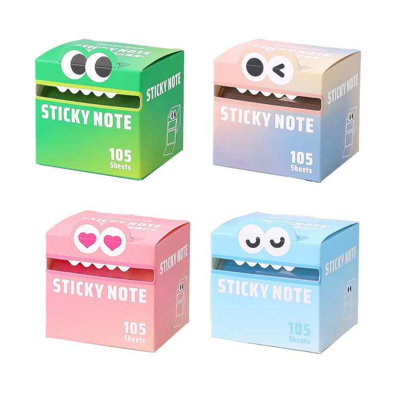 Colorful Self-Adhesive Pull-Out Memo Pads