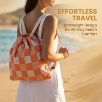 2-in-1 Convertible Beach Towel Bag