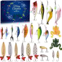 Presale>>24 Days Christmas Countdown Fish Tackle Set