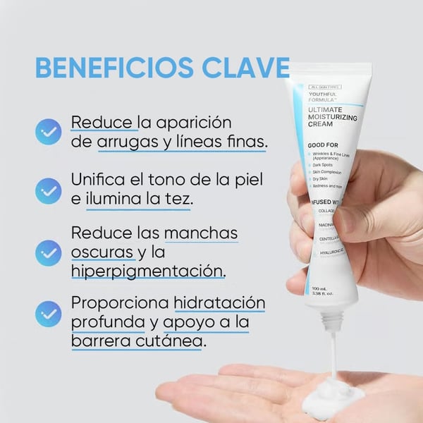 Crema hidratante y calmante