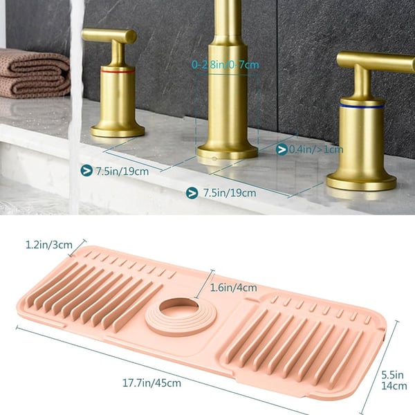 Button Silicone Faucet Drain Pad