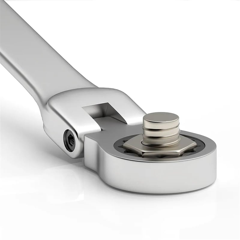 Sakerplus® Flex Head Ratcheting Wrench Set
