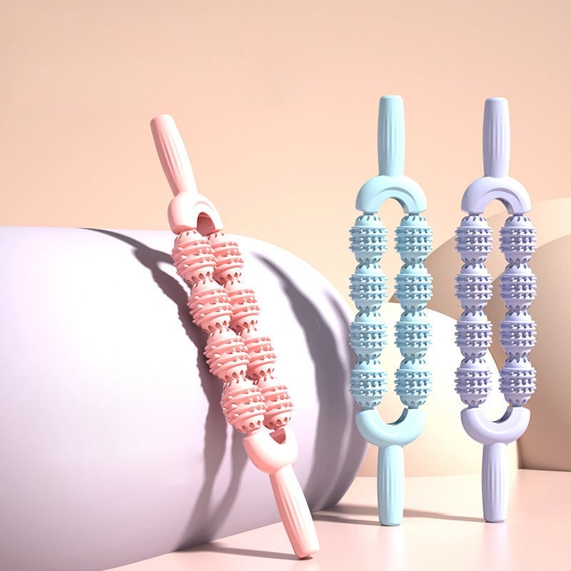 8-Wiel Sensory Massage Stick met twee rijen