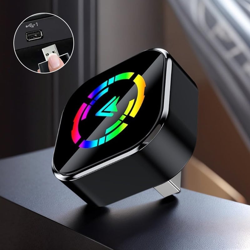 Saker Adapter für drahtloses CarPlay (iPhone/Android)