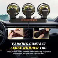 Sakerplus Portable 3-Head Car Cooling Fan