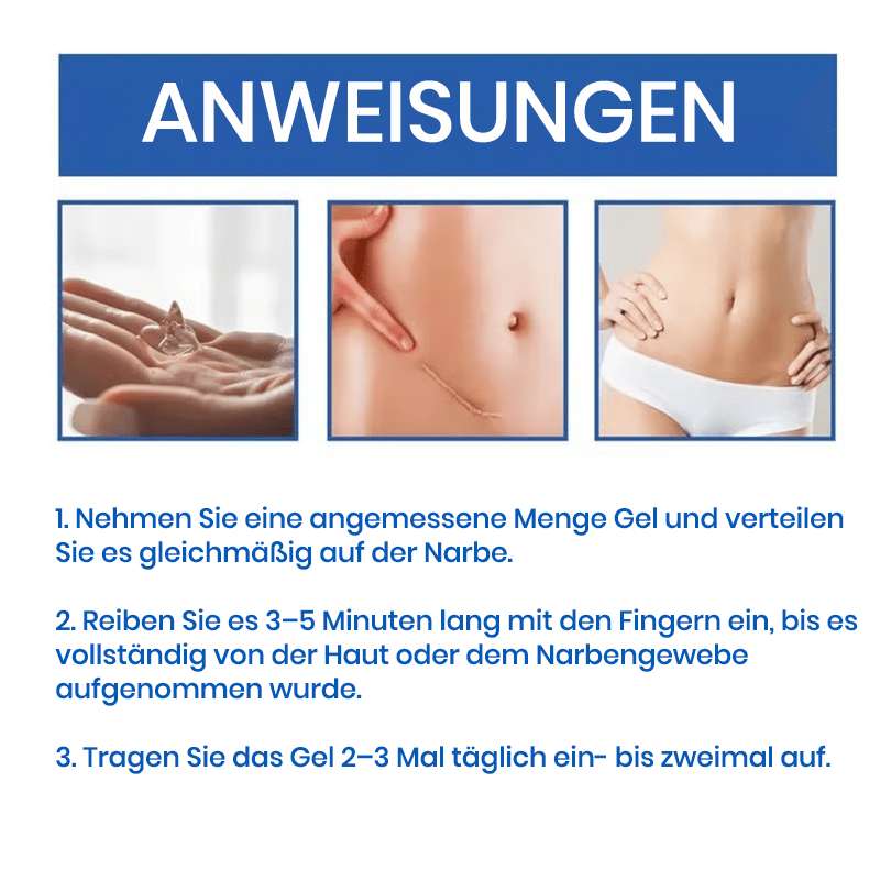 Professionelles Gel zur Narbenentfernung