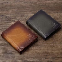Bifold-Geldbörse aus Leder für Herren mit Anti-Diebstahl-RFID-Blockierung