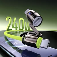 Liquid Silicone 4-in-1 Fast Charging Cable