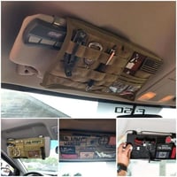 Organizzatore tattico per alette parasole da auto