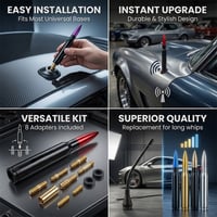 Kexon™ Weinar Universal Bullet Car Radio Antenna