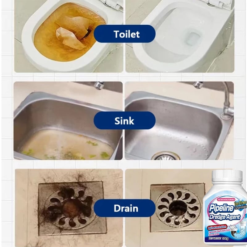 Powerful Pipe Unclogging Powder