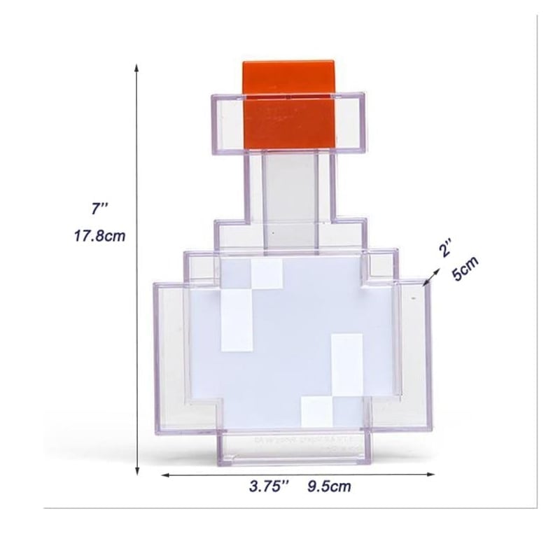  Minecraft LED-Trankflasche Spielzeug