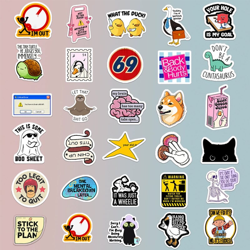 Bestselling Waterproof Doodle Stickers
