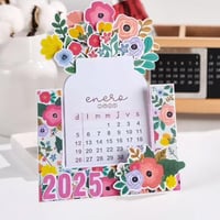Best Christmas Gift - 2025 Bloomy Flowers Desk Calendar