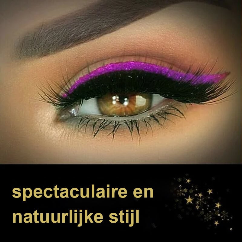 Waterdichte en herbruikbare eyeliner en wimpersticker