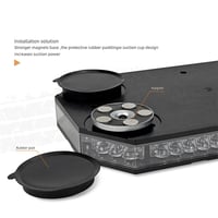 Sakerplus LED Flashing Strobe Light Bar