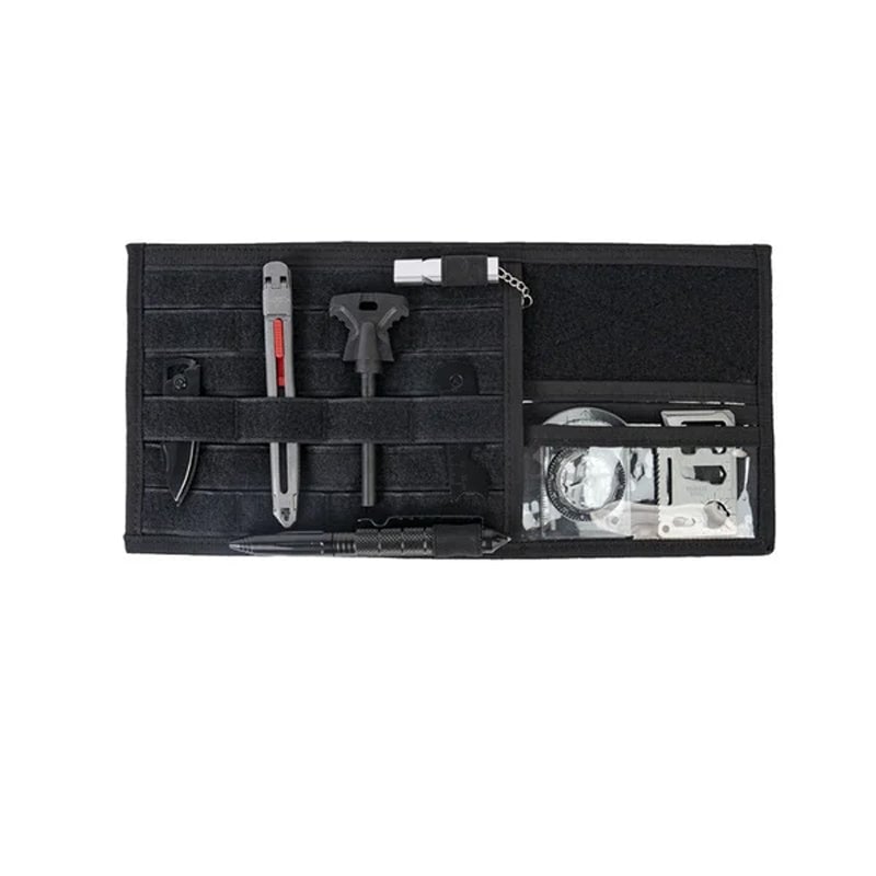 Organizzatore tattico per alette parasole da auto