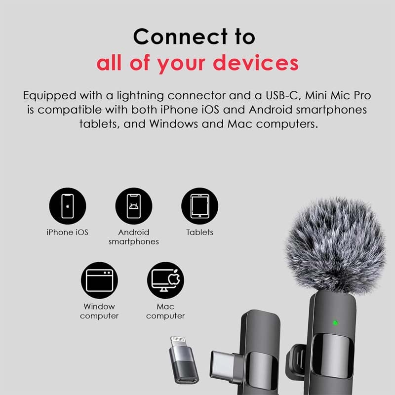 Mini Clip-On Microphone