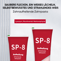SP-8/SP-10 Probiotische Whitening-Zahnpasta für die Mundgesundheit