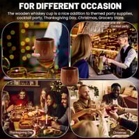 Charred Jujube Wood Cups