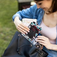 Stylish Card Holder With Silicone Bead Bracelet