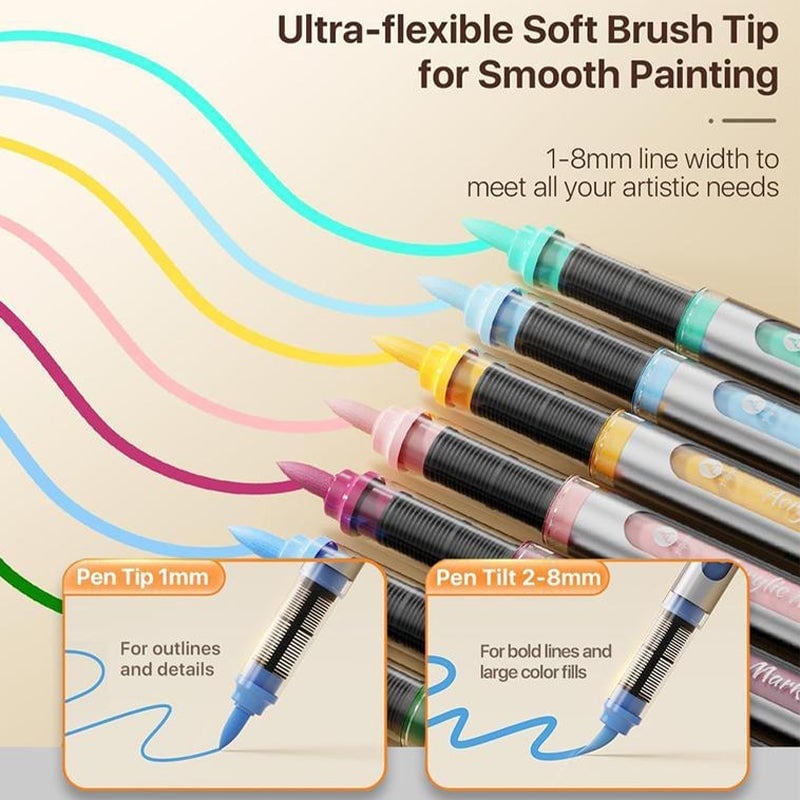Acrylic Paint Markers Set