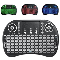 i8 Mini Wireless Tri-Color Backlit Running Keyboard