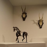 Vägghängande hem "Adonis" hästskulptur